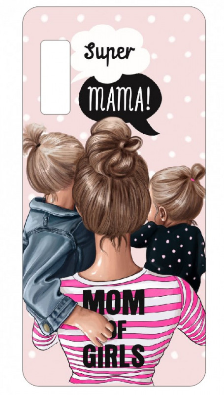 Capa de telemóvel com Super mama Mom of Girls