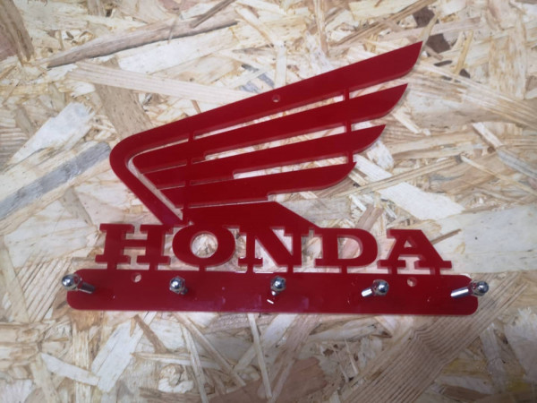 Chaveiro em Acrílico com Honda (motas)
