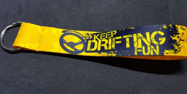 Fita Porta Chaves com Keep Drifting Fun
