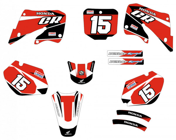 Kit Autocolantes Para Honda CR 125 - 250 97-99