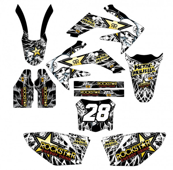Kit Autocolantes Para HONDA CRF 250 04-09