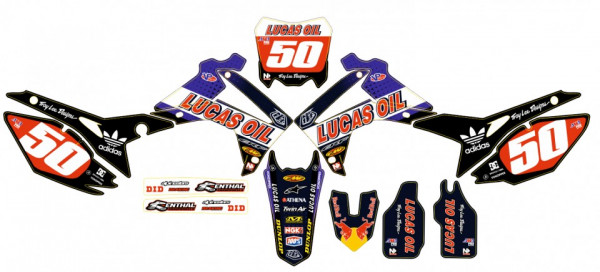 Kit Autocolantes Para HONDA CRF (250 14-17),  (450 13-16)