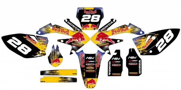 Kit Autocolantes Para Honda CRF 250x 03-13