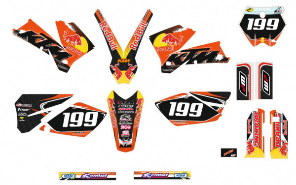 Kit Autocolantes Para KTM EXC XC XCF 05-07