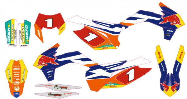Kit Autocolantes Para Moto - KTM EXC / XC / XCF 14-16