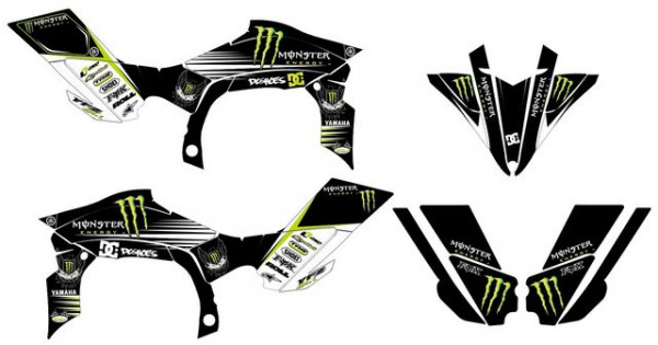 Kit Autocolantes Para Yamaha YFZ 450R 09-13