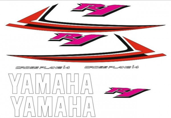 Kit Autocolantes Para Yamaha YZF R1 09-10