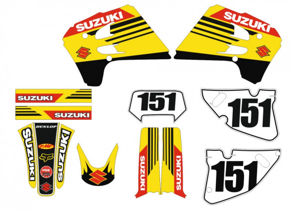Kit Autocolantes Suzuki RMX 250 93-95