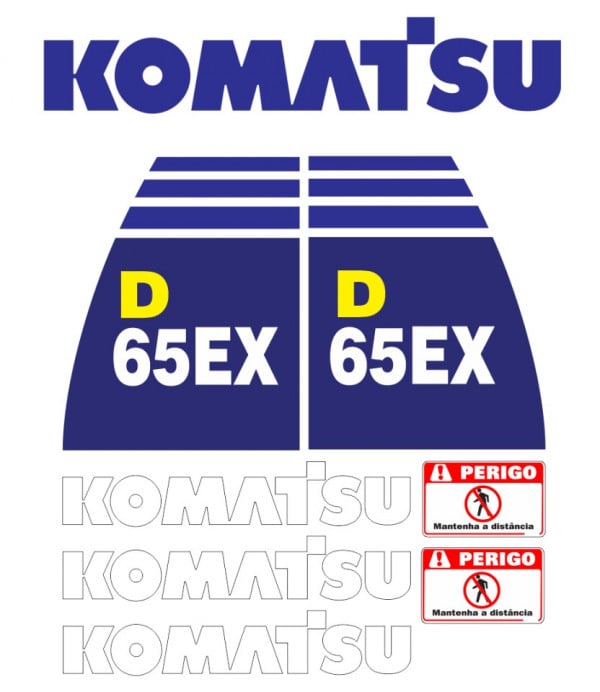 Kit de Autocolantes para KOMATSU D65EX