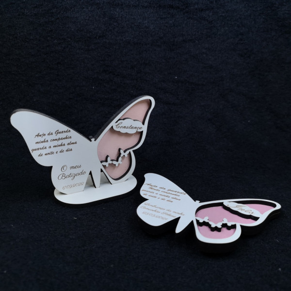 Lembrança em MDF - Borboleta - Personalizada