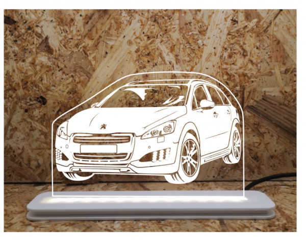 Moldura / Candeeiro com luz de presença - Peugeot 508 RXH