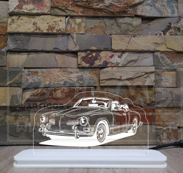 Moldura / Candeeiro com luz de presença - VW Karmann Ghia