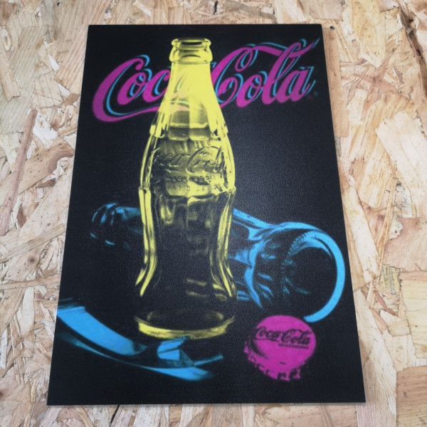 Placa Decorativa em PVC - Coca-cola