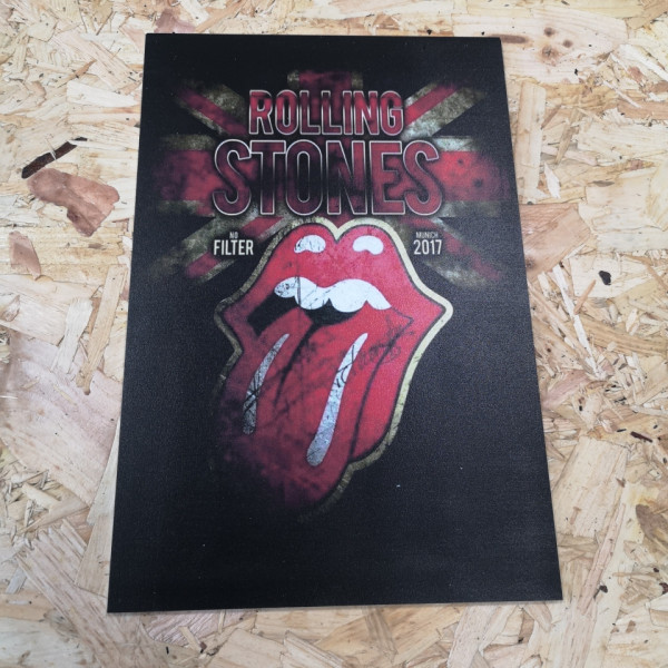 Placa Decorativa em PVC - Rolling Stones