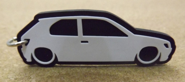 Porta Chaves com silhueta de Peugeot 306