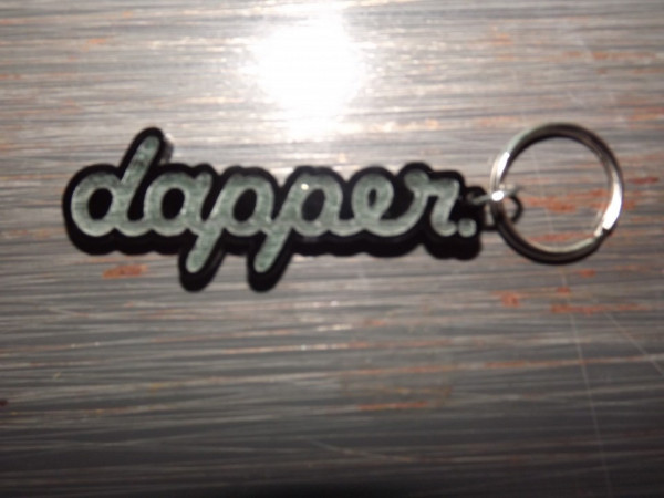 Porta Chaves de Acrílico com gravação  "Dapper"