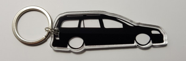 Porta Chaves de Acrílico com silhueta de Opel Astra G Caravan