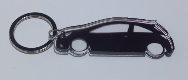 Porta Chaves de Acrílico com silhueta de Opel Corsa D