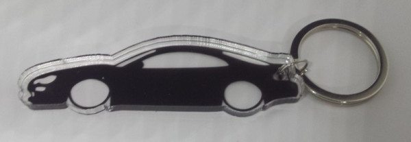Porta Chaves de Acrílico com silhueta de Toyota Celica T20