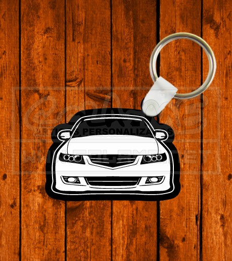 Porta chaves em acrílico preto - Honda Accord