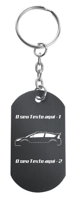 Porta Chaves em alumínio - Citroen C4 - Lado