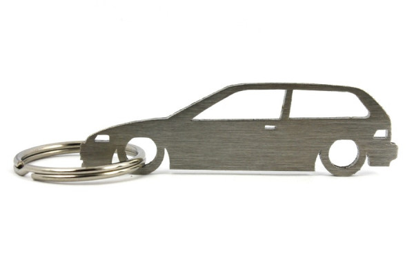 Porta Chaves em inox com silhueta com Honda Civic (4gen) EF