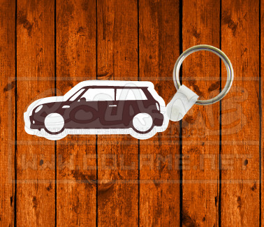 Porta chaves em MDF - Mini Cooper 2010