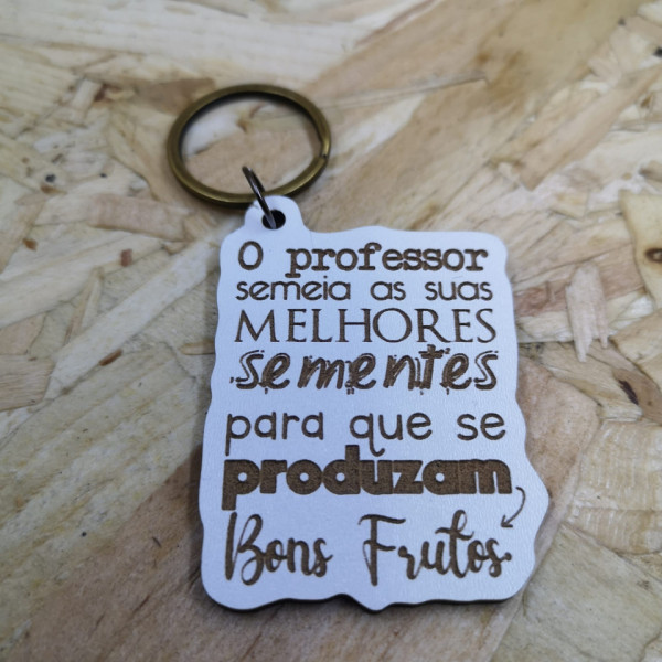 Porta chaves em MDF - Professor