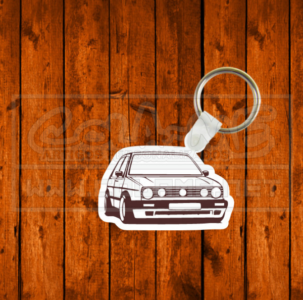 Porta chaves em MDF - VW Golf Mk2