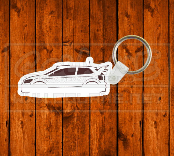 Porta chaves em MDF - VW Polo R WRC