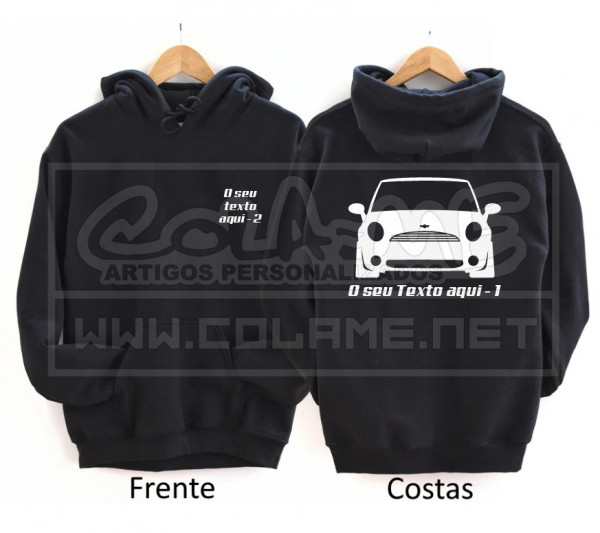 Sweatshirt com Capuz - Mini Cooper (frente)