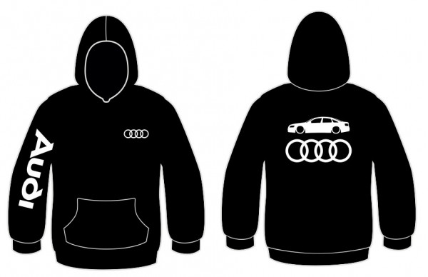 Sweatshirt com capuz para Audi A6 C6 Sedan