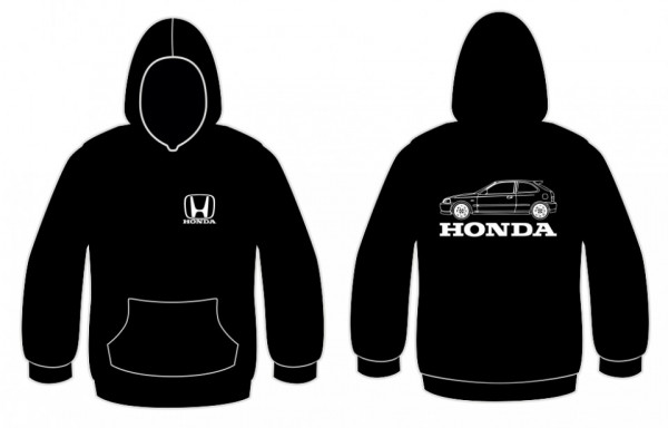Sweatshirt com capuz para Honda Civic EK9