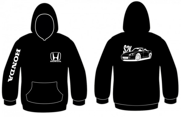 Sweatshirt com capuz para Honda S2000 Cabrio