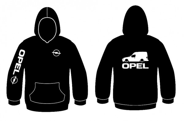 Sweatshirt com capuz para Opel Combo B