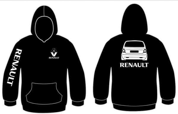 Sweatshirt com capuz para Renault Twingo
