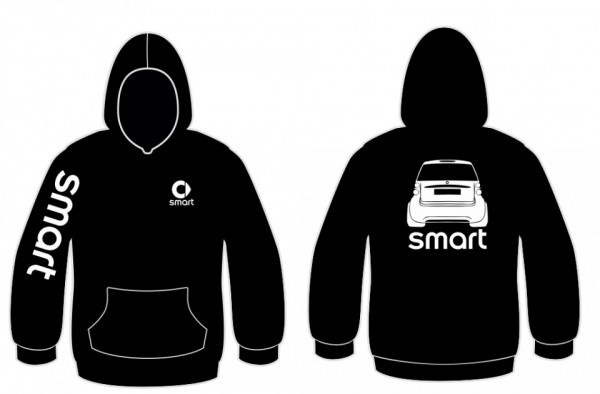 Sweatshirt com capuz para Smart ForTwo
