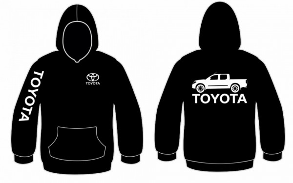 Sweatshirt com capuz para Toyota hillux