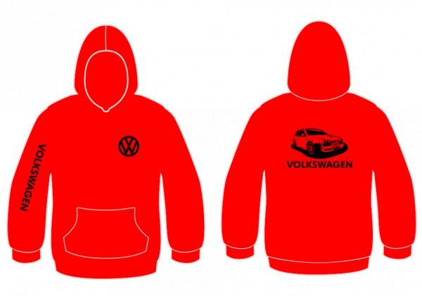 Sweatshirt com capuz para Volkswagen Golf 4