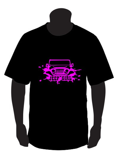 T-shirt para Jeep Girls