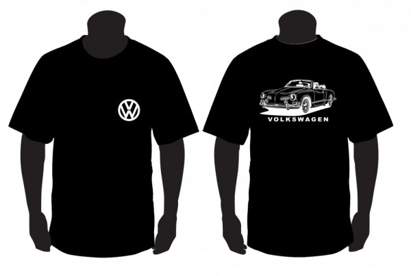 T-shirt para Volkswagen Karmann Ghia