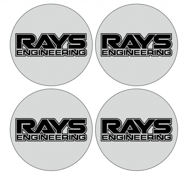 4 Autocolantes Para Centros de Jantes para Rays