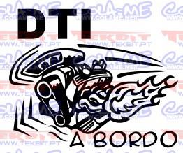 Autocolante - DTI a bordo