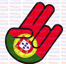 Autocolante Impresso - Mão JDM Portugal