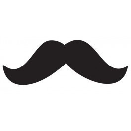 Autocolante - Mustache 2
