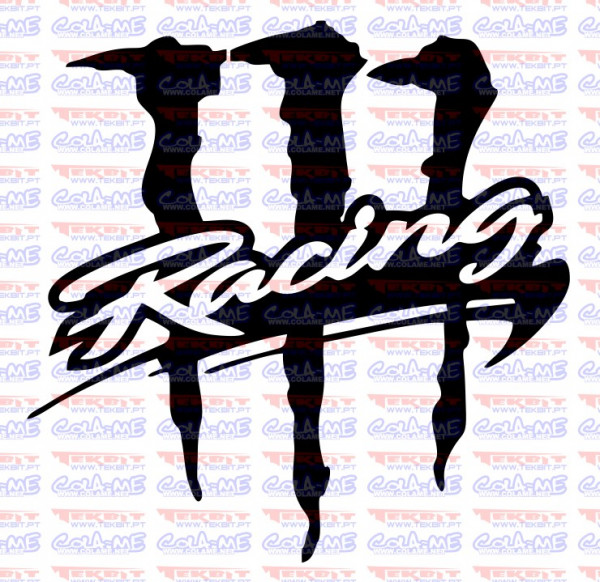 Autocolante - Racing Monster