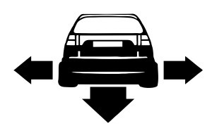 Autocolante - Seat Ibiza 6K - Traseira (Baixo e Largo)