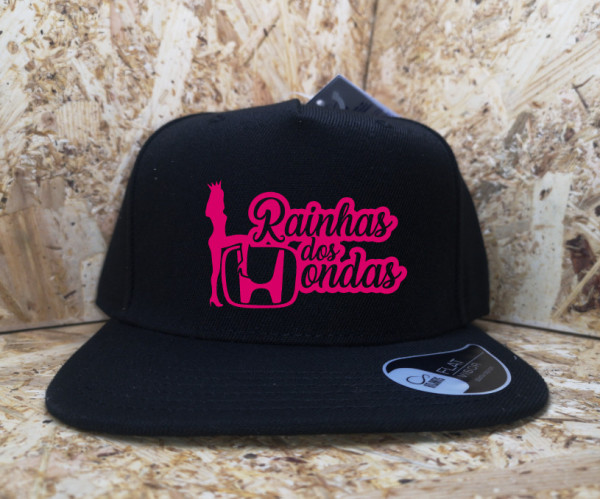Boné - Modelo pala recta / CAP - Rainhas dos Hondas