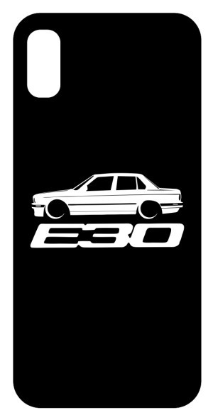 Capa de telemóvel com BMW E30 sedan