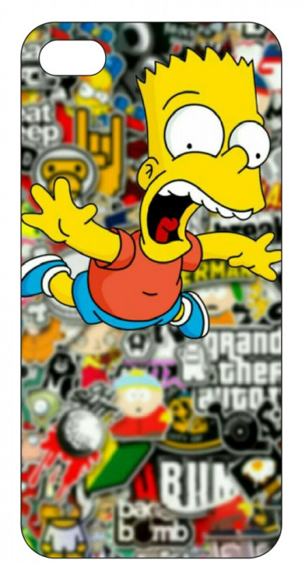 Capa de telemóvel com Simpson